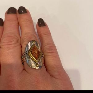 Silpada warm hues ring size 9
